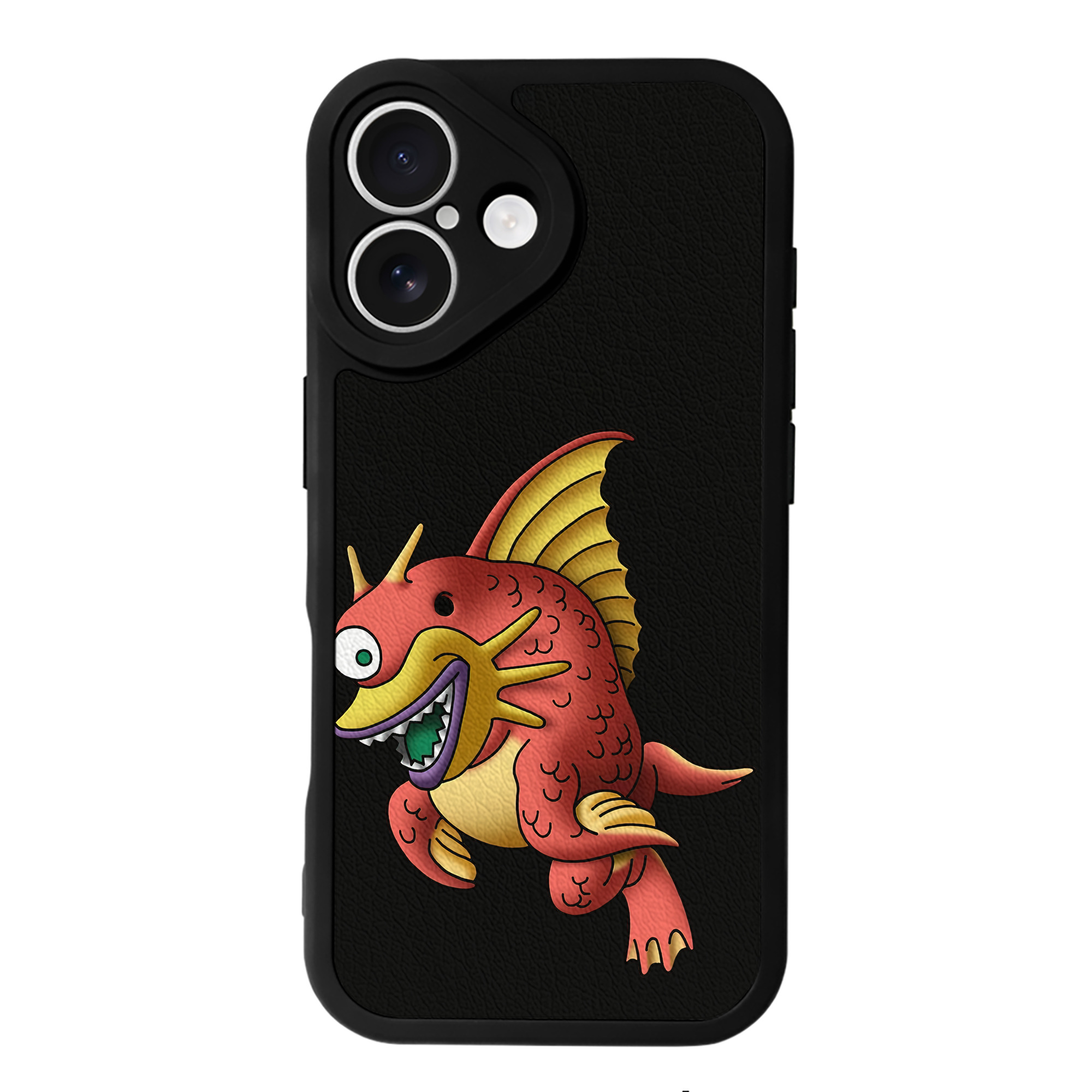 （画像用） ドラゴンクエスト Doragon Kuesuto Dragon Quest 【iPhone 16シリーズ対応】シリコンスマホケース（レザー調） 材質：シリコン